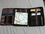 Professional Artist Pencils Sets Drawing Sketching Colouring Art Kit Adult