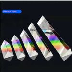 Optical Glass Crystal Triangular Prism Photography Physics Teaching Light Spectr