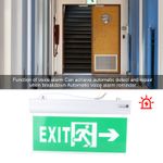 Acrylic Exit Sign Emergency Light Right 110-220V Fire Safety Evacuation