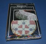 WonderArt Quilt Blocks  6 Stamped Quilt Blocks F1993 CROSS MY HEARTS New Sealed
