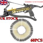 60pcs 6.5inch Aluminium Bolts Arrows for 50-80lbs Hunting Shooting Arrows