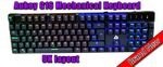 Mechanical Keyboard  LED Illuminated  Blue Switches Aukey KM-G16 UK Layout