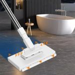 Hands Free Flat Mop One Press Release for Disposable Wipes Wet Dry Floor Cleaner