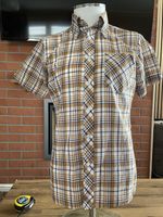 Vintage 1970s Check Button Down Shirt Skinhead Mod Suedehead Scooter