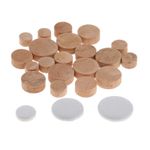 1 Set Oboe Sound Hole Cork Pads Leather Pads Woodwind Instrument Accessory