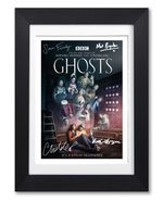 GHOSTS BBC SHOW CAST SIGNED POSTER PRINT PHOTO AUTOGRAPH TV SERIES SEASON GIFT