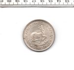 1947 SOUTH AFRICA GENUINE 80.0% SILVER EF+ CONDITION FIVE SHILLINGS (691)