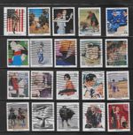 Sc3502 A-T Used CPL Set of Singles American Illustrators