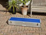 Heavy-Duty Aluminium Blue Flight Case / Equipment Transit Case Keyboard w/ Foam