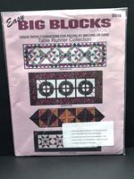 NEW Big Blocks by McCall's Table Runner Collection Pattern B518 Vintage