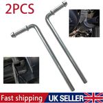2x 90° Heavy Duty Car Weld on Exhaust Hanger Rod Mount Brackets Universal UK