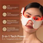RRP £299 KINGDO LED Mask for Nasolabial Folds at Home, Wireless Red Light EMS EP