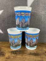 EXCALIBUR Vintage LAS VEGAS Hotel. Casino, x 3 Coin Slot Cups, Circa 1970’s 80’s