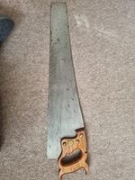 Woodworking Hand Saw Vintage 24" blade 'Warranted Superior" 