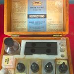Bruner Water Test Kit Model 10B Wooden Case w/ Reagents & Instructions