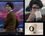 SKYFALL James Bond 007 Wild & Wolf 'Q' Scrabble MUG Cup 2013 Early Edition RARE