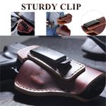 IWB Leather Holster Gun Pistol Fits Glock Sig Sauer Springfield S&W M&P Ruger BR