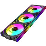 TZMRIT Interstellar-V2 Reverse Flow Infinity Mirror ARGB PWM PC Fans 120mm Bl...