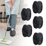 5 Pairs Reusable Overshoes Adult Non Slip Reusable Shoe Covers Waterproof