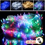 Mains Power Fairy String Lights 100-500 LED Outdoor Indoor Garden Xmas Plug In