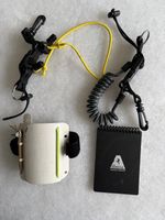 Wrist Diving Slate, 2 lanyards, 25 page waterproof notebook 