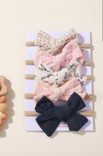 5pcs Baby & Toddler Bow Headbands Set