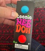 Schylling Teenie Nee Doh Stress Balls 3 Pack Blue Pink Orange Age 3+