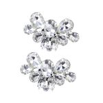 Rhinestone Shoe Buckles Sparkly Clips for Women Crystal Decoration