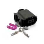 2 Pin ABS Sensor Connector Plug Female Fits VW, Audi, Seat & Skoda - 6E0973702