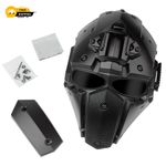 Tactical Full Face Helmetl Airsoft Mask + Face Paintball Outdoor Militar Hallow