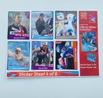 2012 Panini London Olympics Sticker Sheet