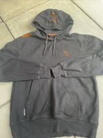 Fox Men’s Medium M Black Hoodie Jumper Orange Detail Carp Fishing Clothing