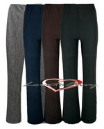 Womens Nurse Work Carer Stretch Elasticated Trousers - Pull On Style UK8-26