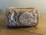 Vintage Sylvac 3234 Rustic Cottagecore Brown Square Small Planter Vase Branch 