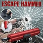 Safe Pro X Car Window Breaker and Seat Belt Cutter 2 IN 1 Life Hammer *Emergency