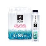 AQUA Carpatica Still Mineral Water 6 x 500ml Naturally Alkaline Low Sodium