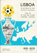 EUROPEAN CUP FINAL 1967 Celtic v Inter Milan