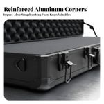 Aluminum Transport Case Large Capacity Protective Container Multi-Purpose
