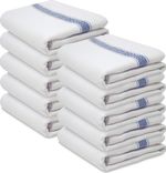 Pack Of 10 Terry 100% Cotton Tea Towels Set Dish Cloths Kitchen Cleaning Drying