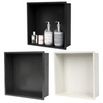 Bathroom Shower Niche 304 Stainless Steel Recessed Shower Storage Shelf 30x30cm