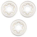 ABS Ceiling Fan Medallion Set 3Pcs Reusable Decorative Rings Multi Color