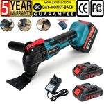 21V Cordless Oscillating Multi Tool Sander Scraper Saw w/ Replacement Battery UK