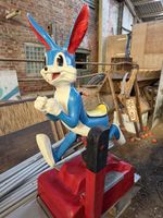Bugs Bunny Vintage Mechanical Kids Amusement Ride Coin Operated 