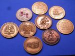 Canada Souvenir Medallions & Dollar  Trade Tokens Various Subjects See Menu