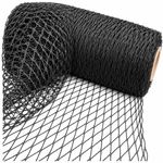 Garden Netting Bird & Pond Protection Anti-Tangle Knitted Black  2m - 12m Wide