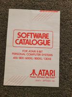Atari 8bit computers software catalogue issue 11 - Sept 1985 in great condition