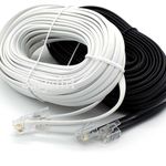 RJ11 to RJ11 Cable ADSL BT SKY Broadband Modem Internet DSL Land Line Lead Lot