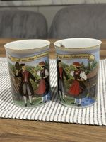 Set Of Müller Porzellan Bavaria German Black Forest MugsGrub aus dem Schwarzwald