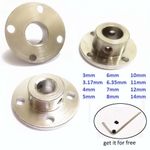 Metal Rigid Flange Coupling Motor Guide Shaft Coupler Support Fixed Bearing Seat