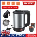 24V Travel Kettle 500ML Truck Boiler Hot Water Heater Portable Cigarette Lighter